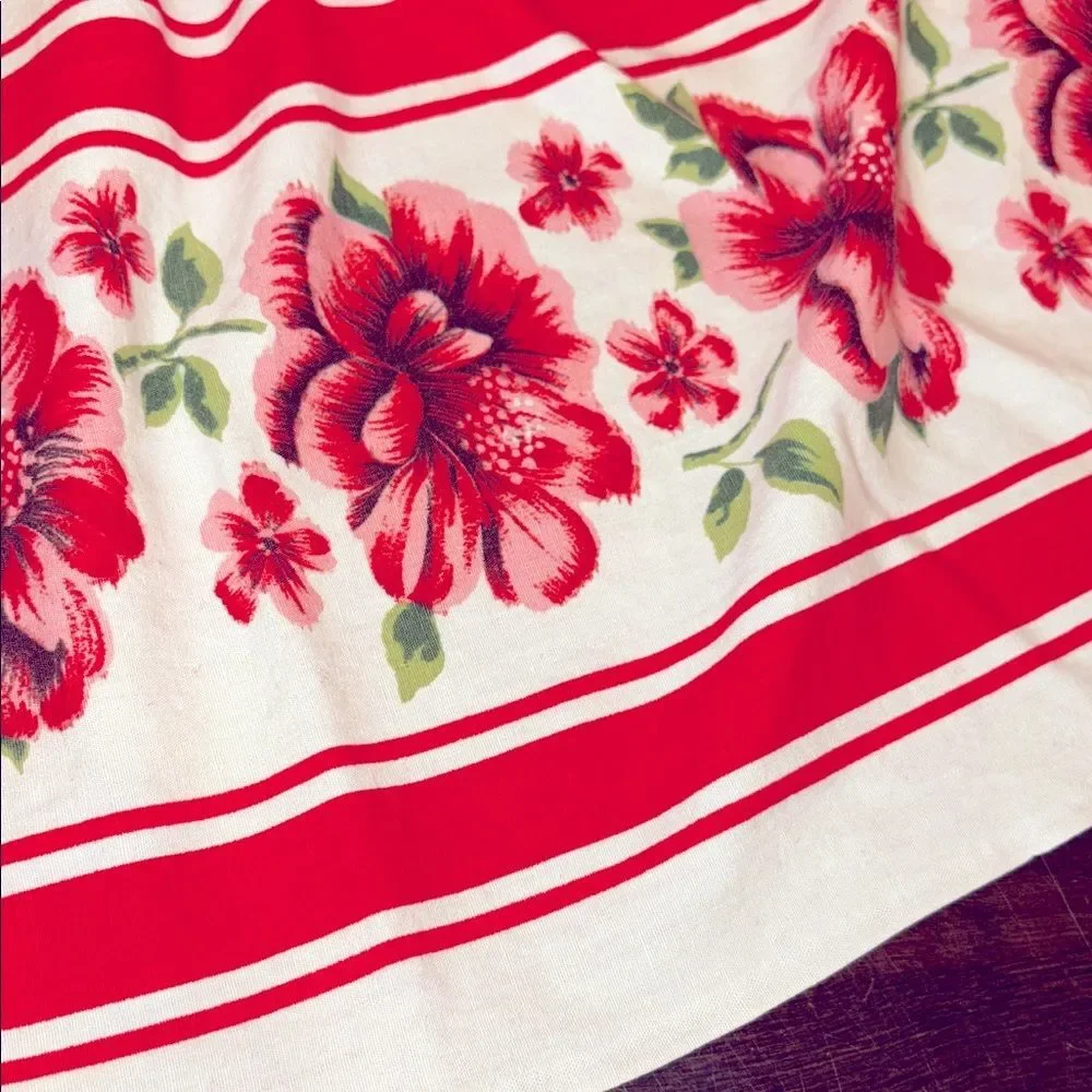 Vintage Floral Kitchen Apron